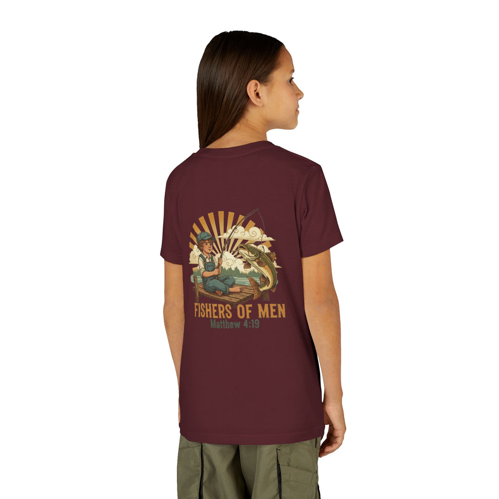 Fishers of Men — Christian Youth T-Shirt (Matthew 4:19) - RESTERATION