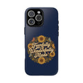 RESTERATION Phone Case — 'Fearfully & Wonderfully Made' Sunflower Floral Cover #4