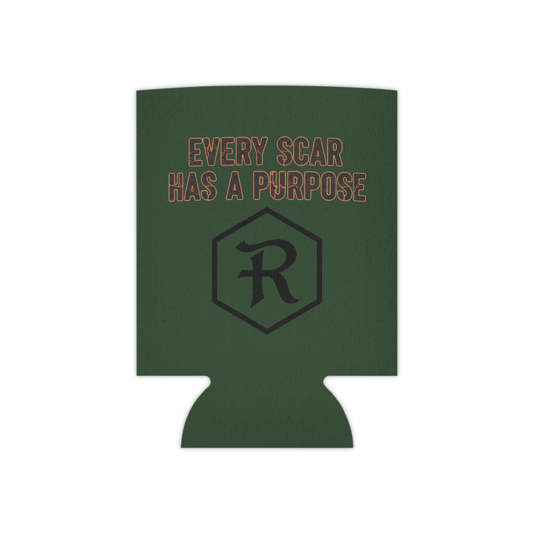 RESTERATION Can Cooler — 'Every Scar Has A Purpose' | Rise Again Christian Koozie 4 - RESTERATION