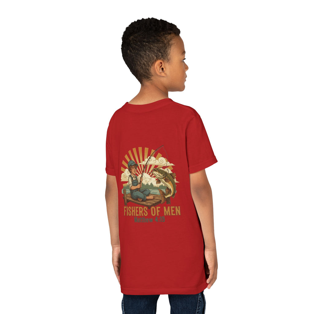 Fishers of Men — Christian Youth T-Shirt (Matthew 4:19) - RESTERATION
