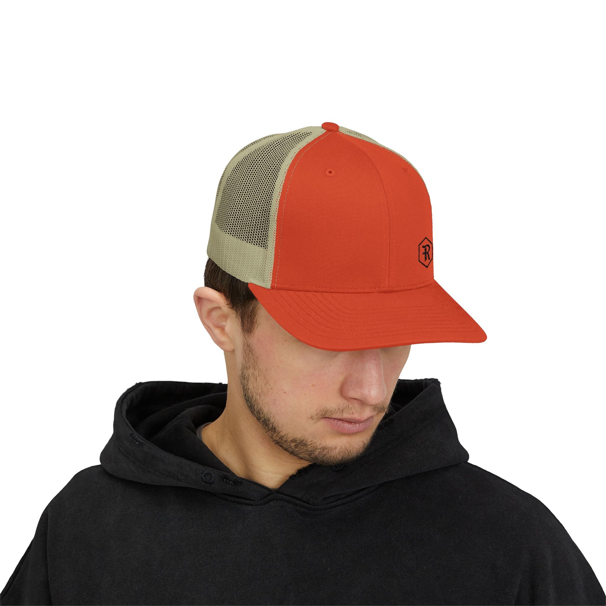 Snapback Trucker Cap | Mesh Back Adjustable Embroidered Hat | Faith Apparel - RESTERATION