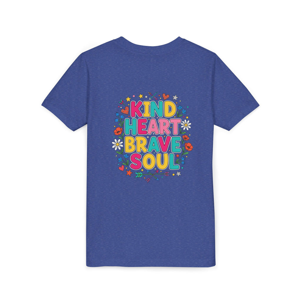 Kind Heart Brave Soul — Inspirational Youth T-Shirt - RESTERATION