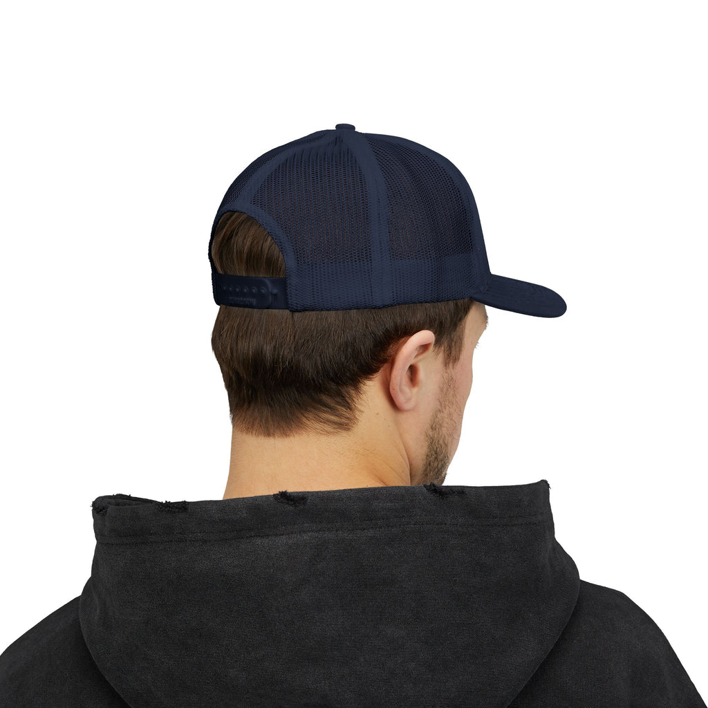 Snapback Trucker Cap | Mesh Back Adjustable Embroidered Hat | Faith Apparel - RESTERATION