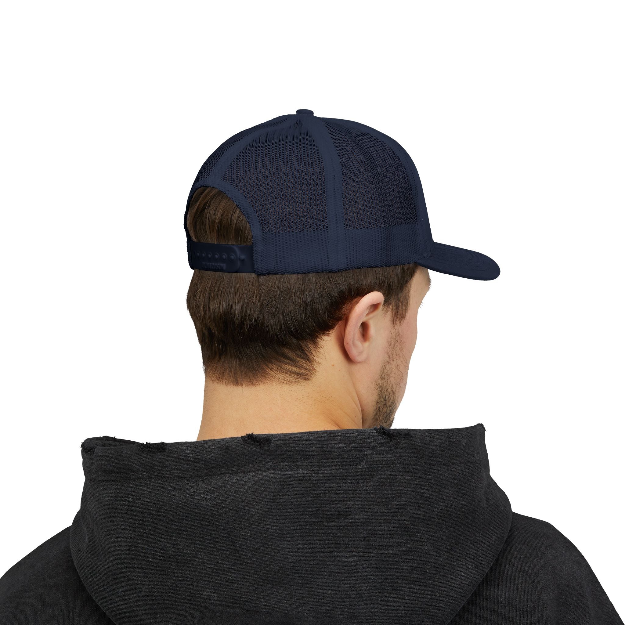 Snapback Trucker Cap | Mesh Back Adjustable Embroidered Hat | Faith Apparel - RESTERATION