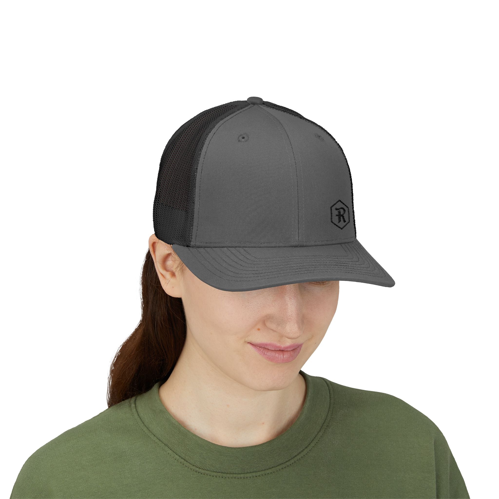 Snapback Trucker Cap | Mesh Back Adjustable Embroidered Hat | Faith Apparel - RESTERATION