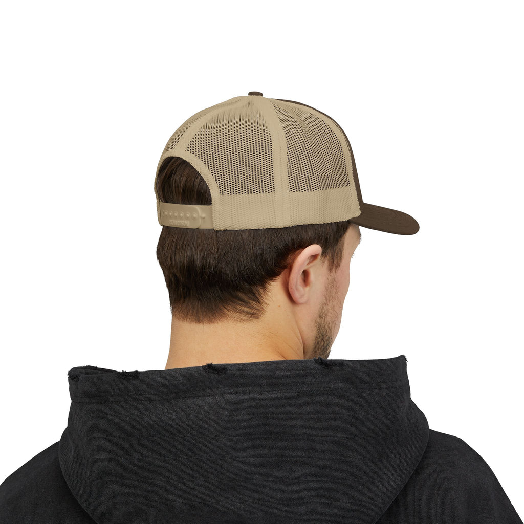 Snapback Trucker Cap | Mesh Back Adjustable Embroidered Hat | Faith Apparel - RESTERATION
