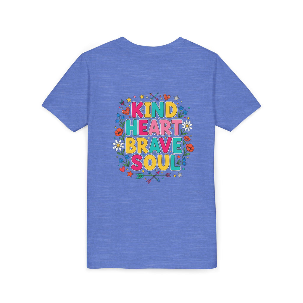 Kind Heart Brave Soul — Inspirational Youth T-Shirt - RESTERATION