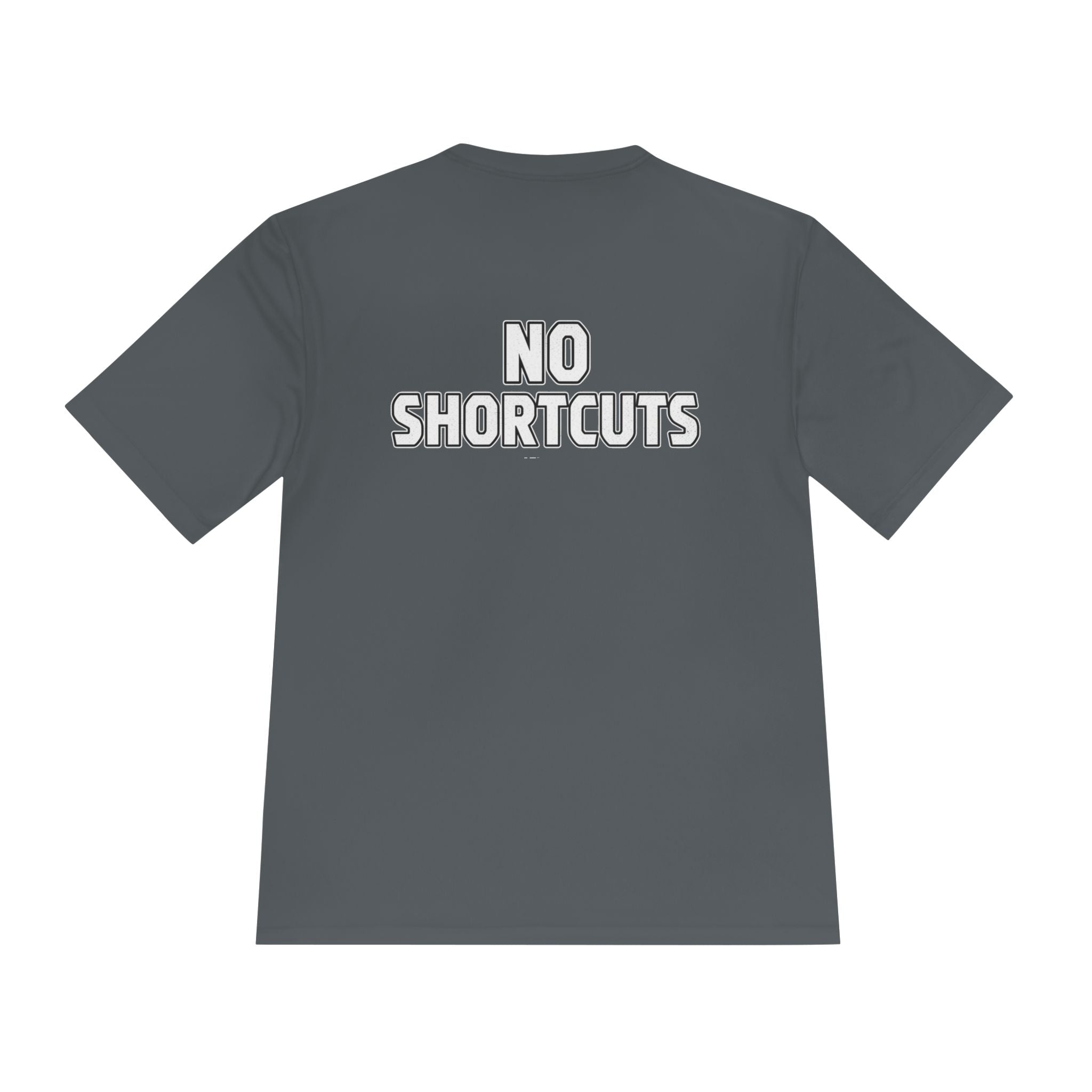 No Shortcuts Performance Tee — Moisture‑Wicking Athletic Shirt - RESTERATION