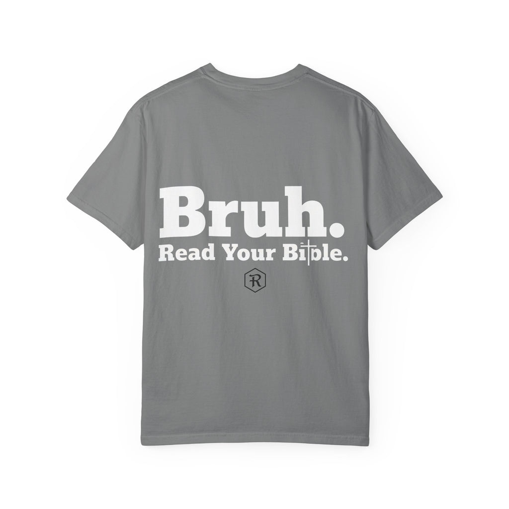 Classic White T-Shirt — Minimal Back Logo Tee - RESTERATION