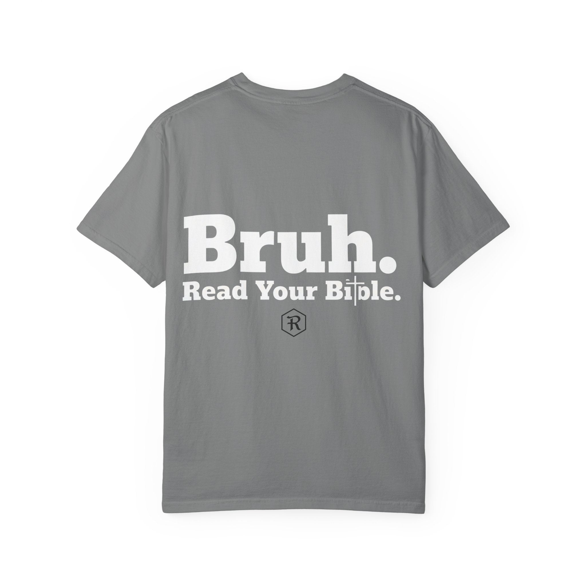 Classic White T-Shirt — Minimal Back Logo Tee - RESTERATION