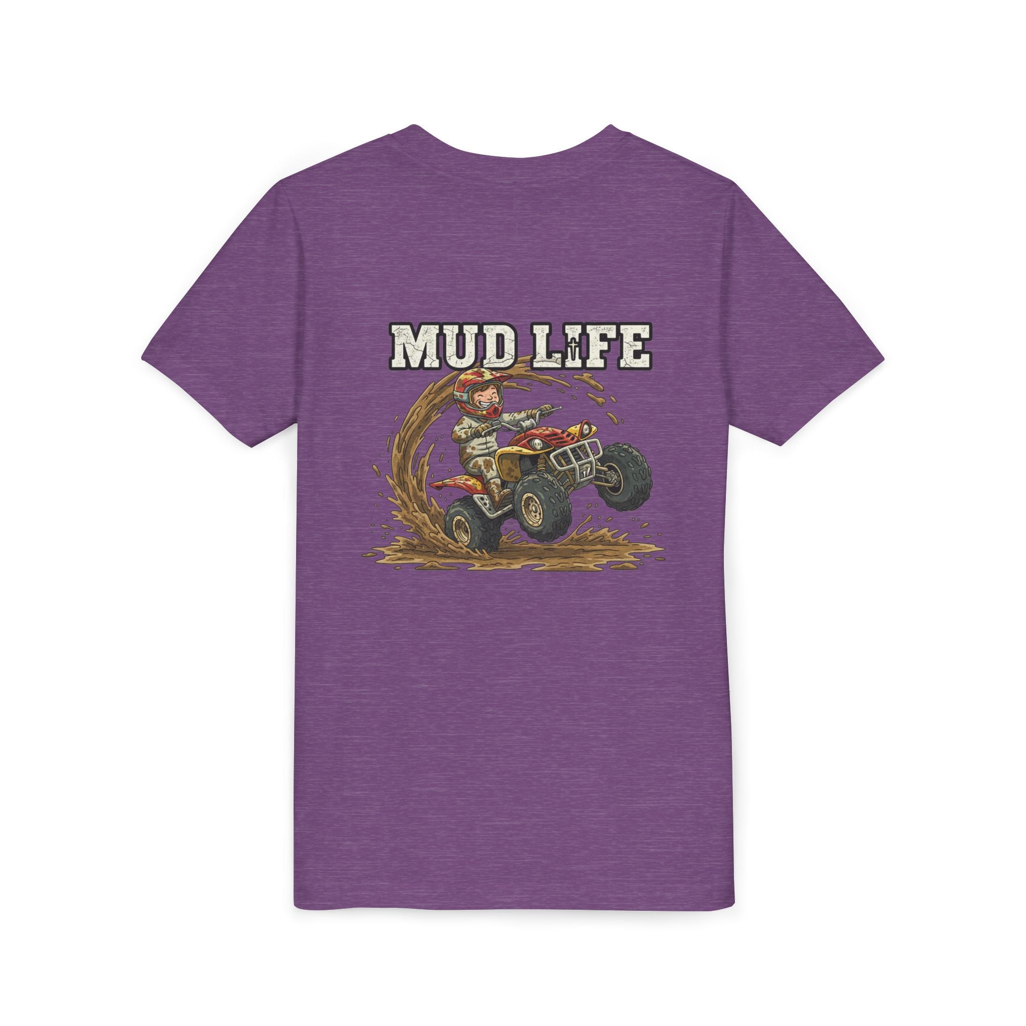 Mud Life — ATV Youth T-Shirt - RESTERATION