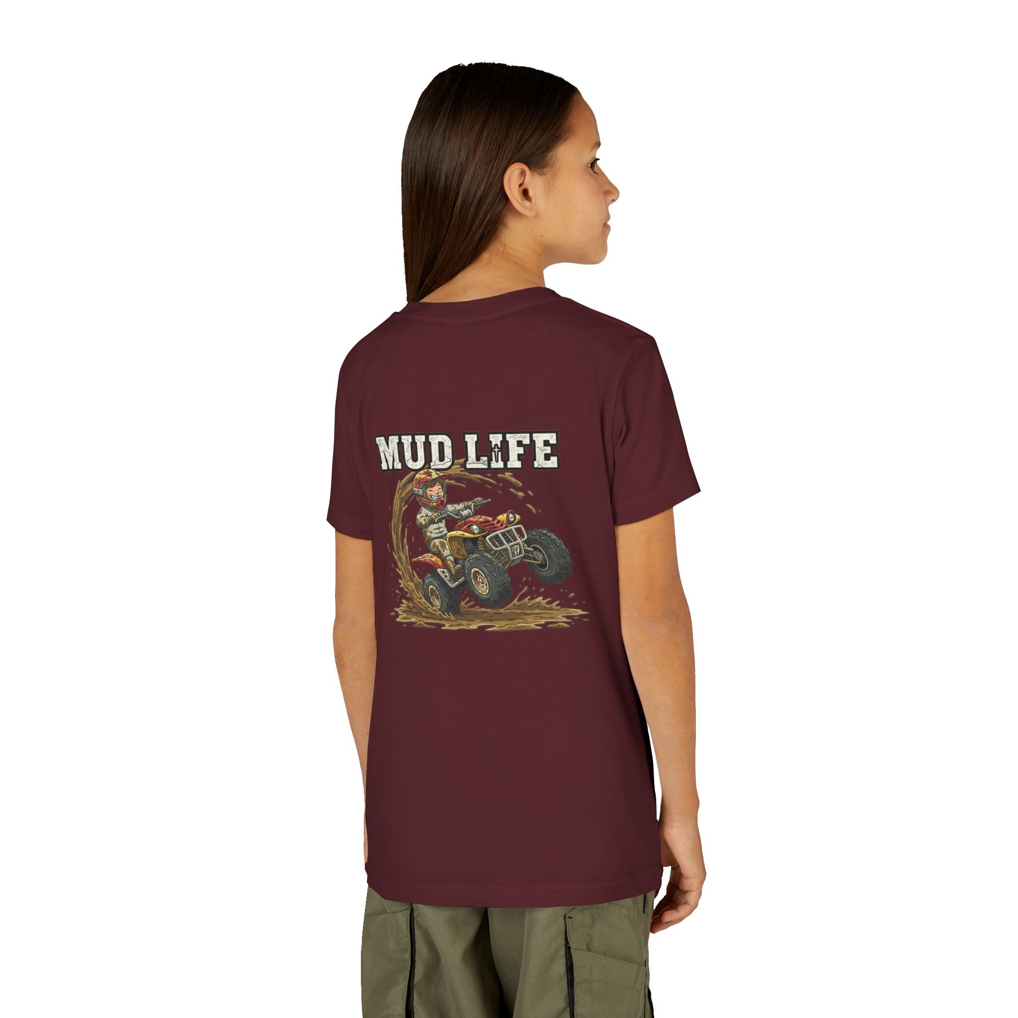 Mud Life — ATV Youth T-Shirt - RESTERATION