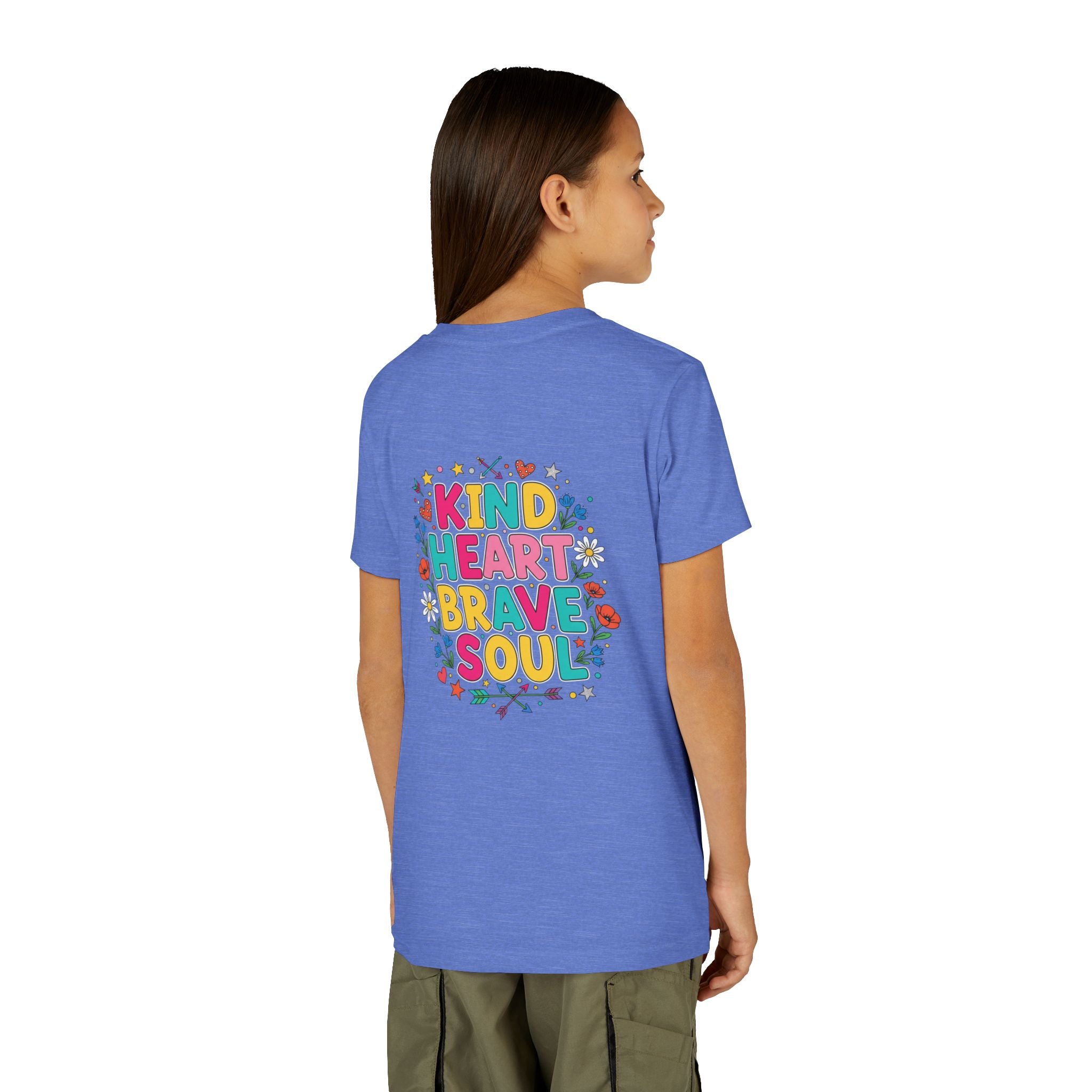 Kind Heart Brave Soul — Inspirational Youth T-Shirt - RESTERATION