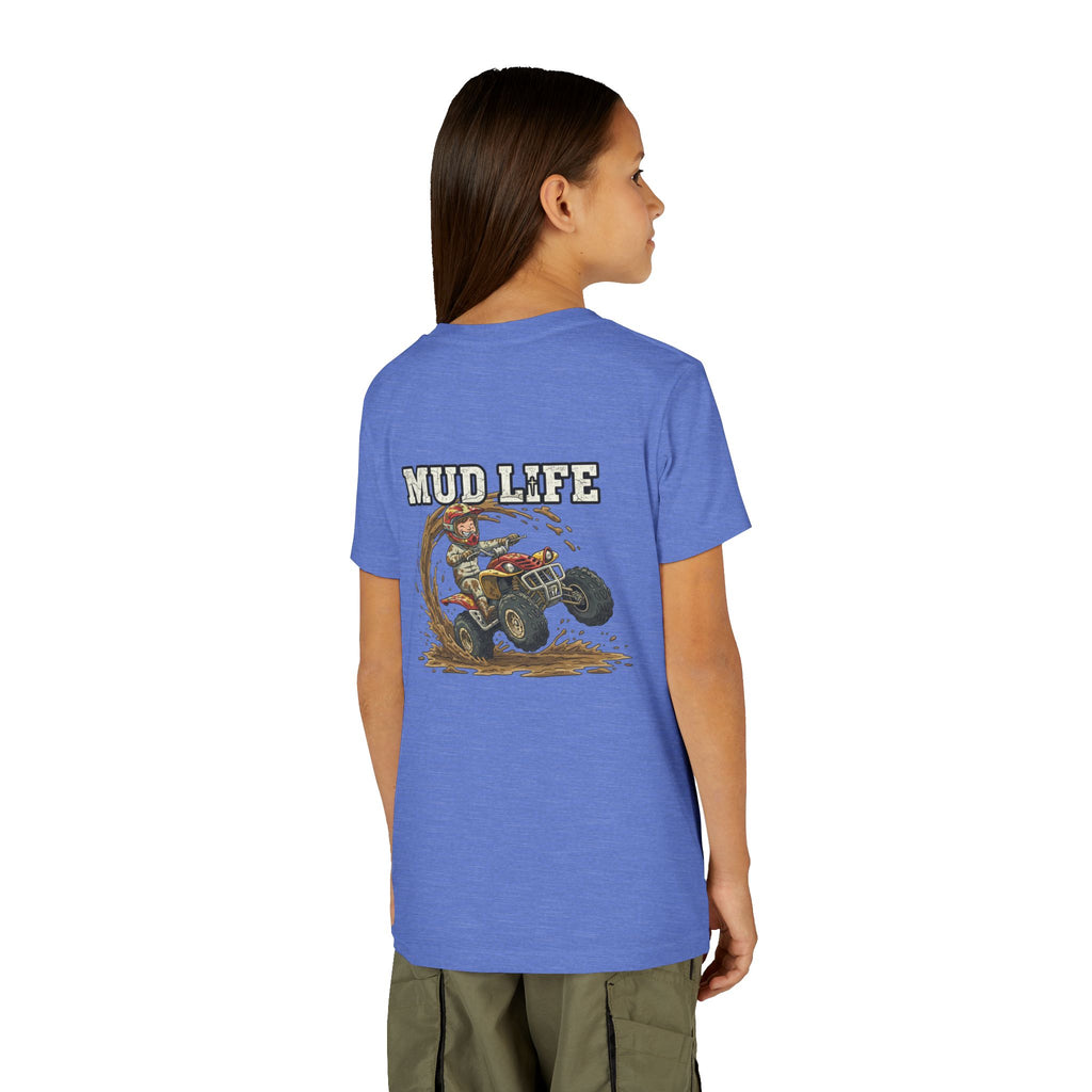 Mud Life — ATV Youth T-Shirt - RESTERATION