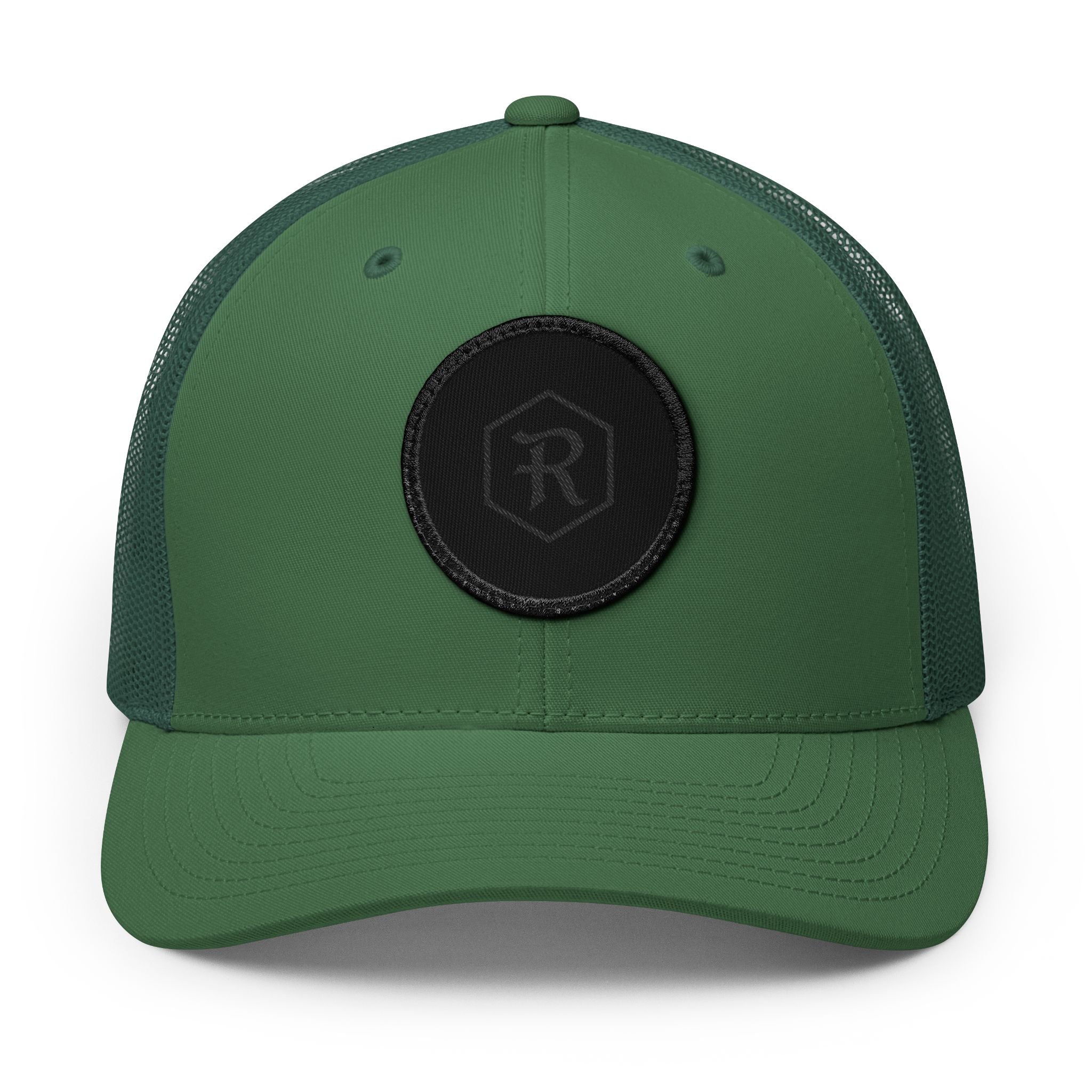 Embroidered Patch Trucker Cap | Snapback Mesh Back Hat | Faith Apparel - RESTERATION