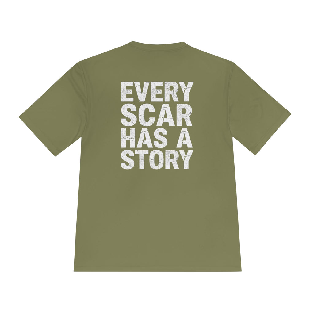 Every Scar Has a Story Moisture-Wicking Tee - RESTERATION