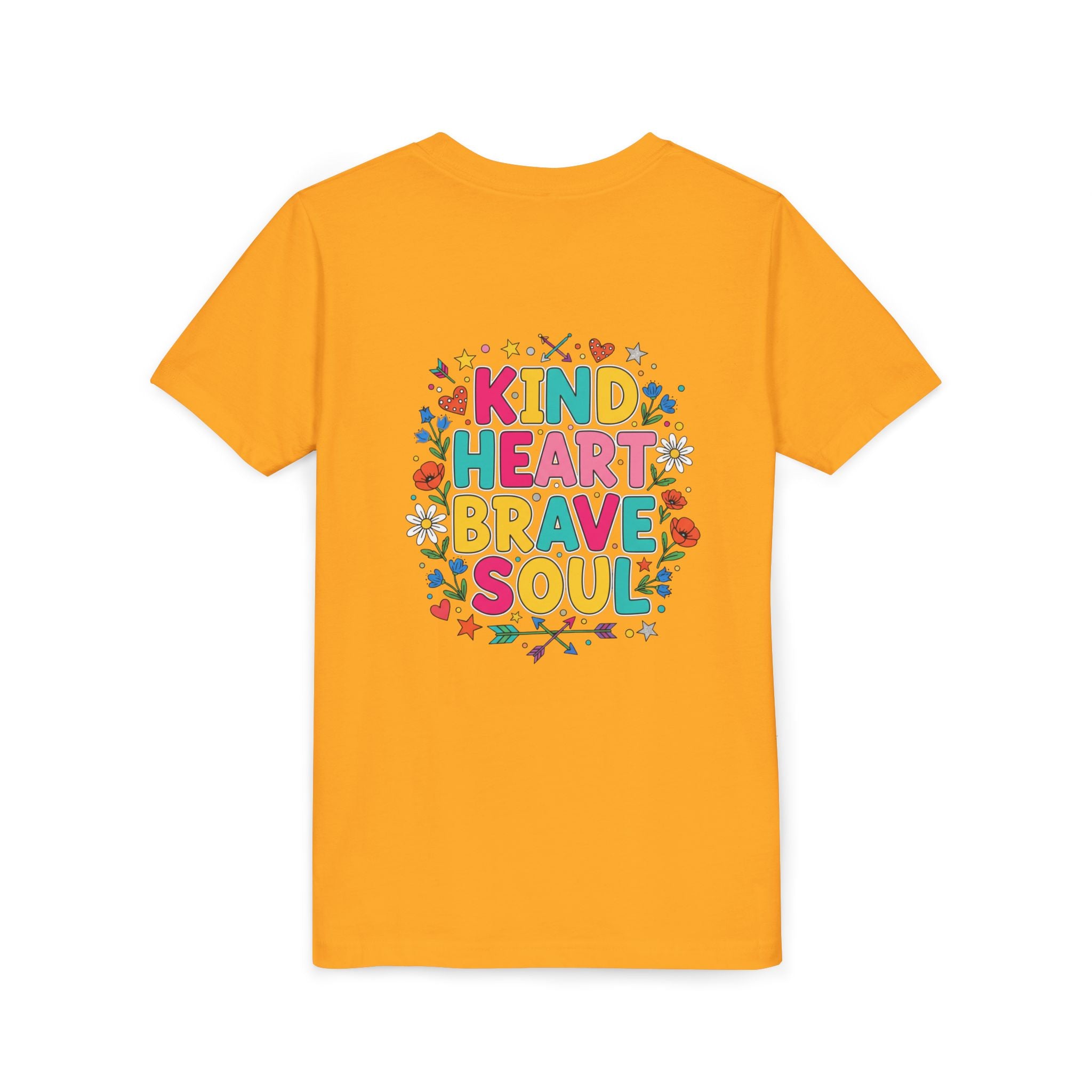 Kind Heart Brave Soul — Inspirational Youth T-Shirt - RESTERATION