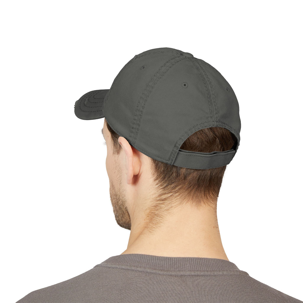 Distressed Dad Hat | Vintage Washed Embroidered Baseball Cap | Faith Apparel - RESTERATION