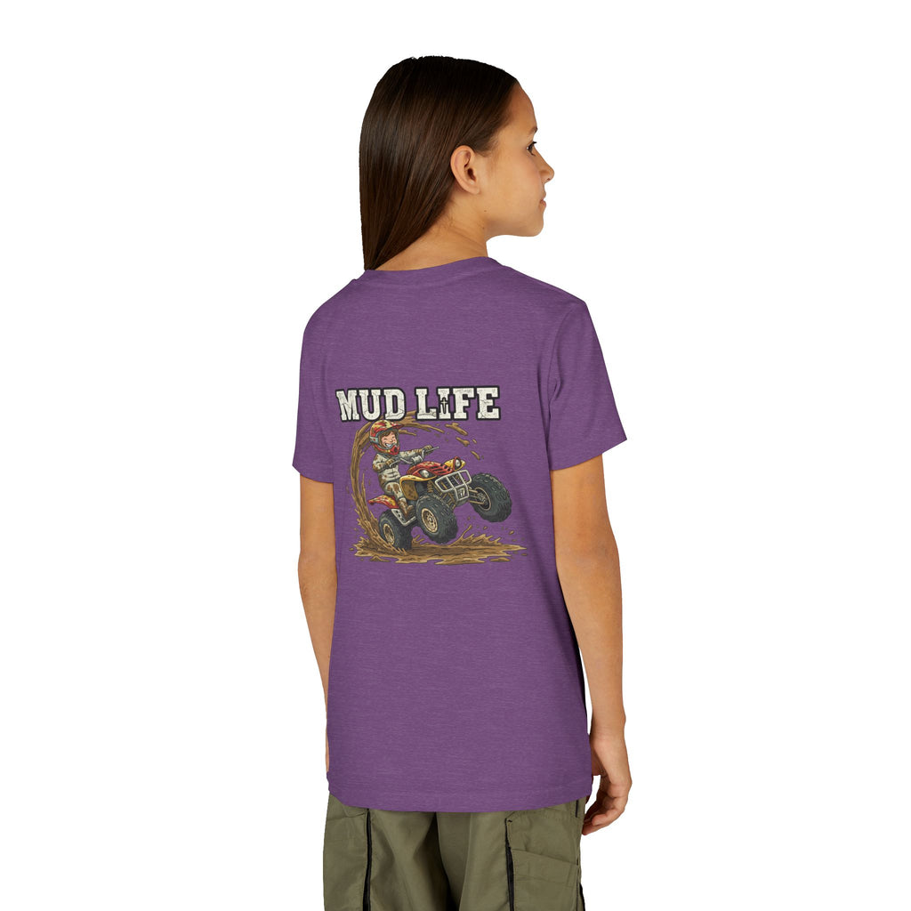 Mud Life — ATV Youth T-Shirt - RESTERATION
