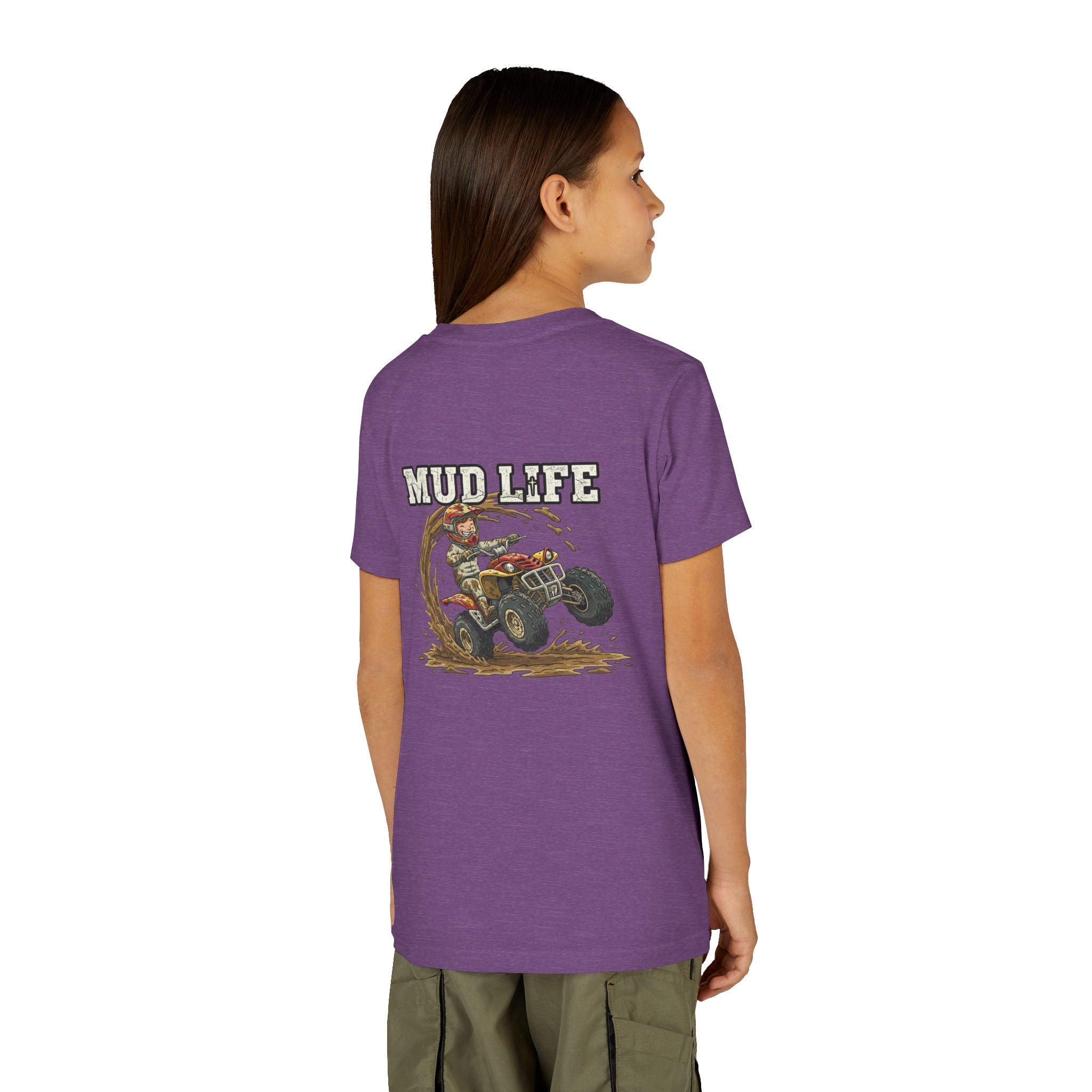 Mud Life — ATV Youth T-Shirt - RESTERATION