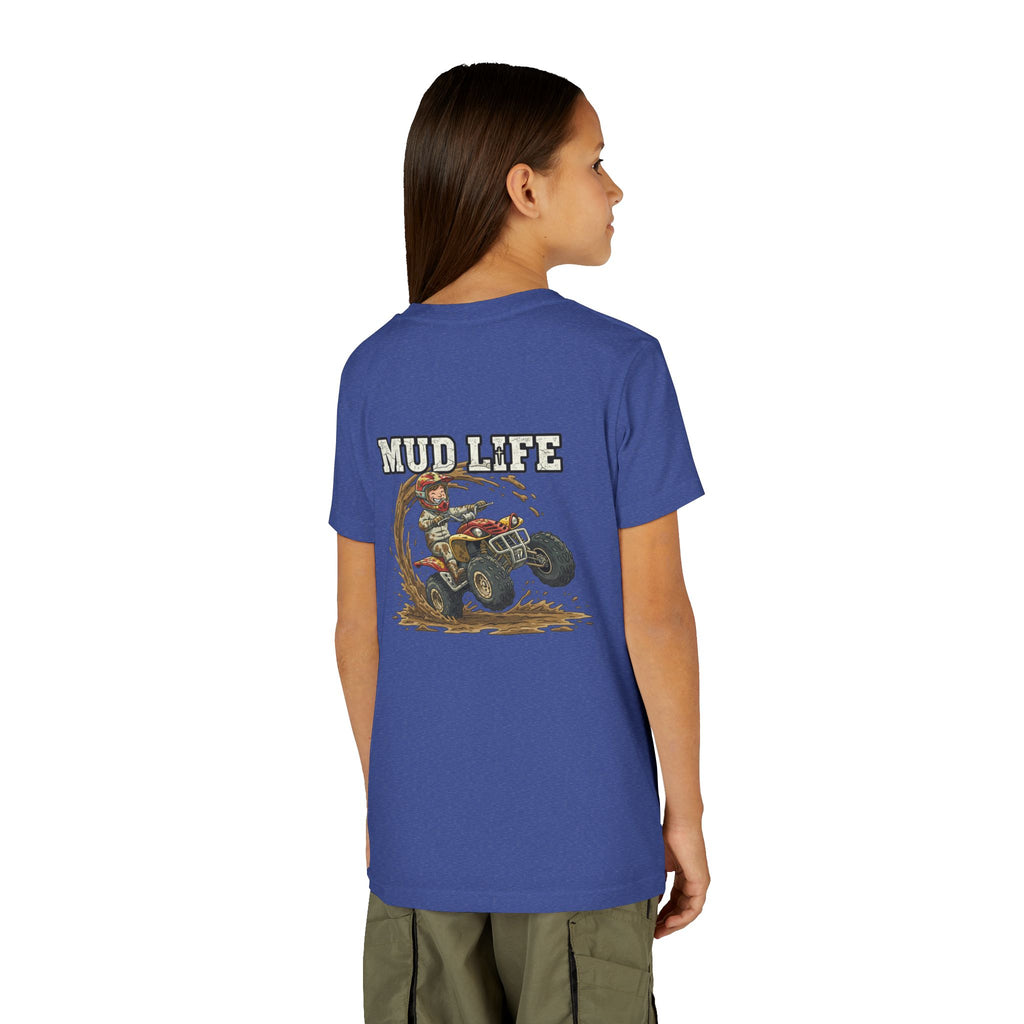 Mud Life — ATV Youth T-Shirt - RESTERATION