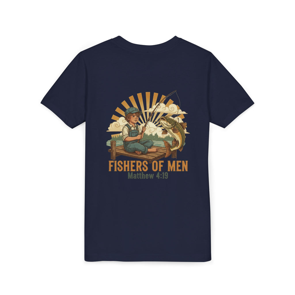 Fishers of Men — Christian Youth T-Shirt (Matthew 4:19) - RESTERATION
