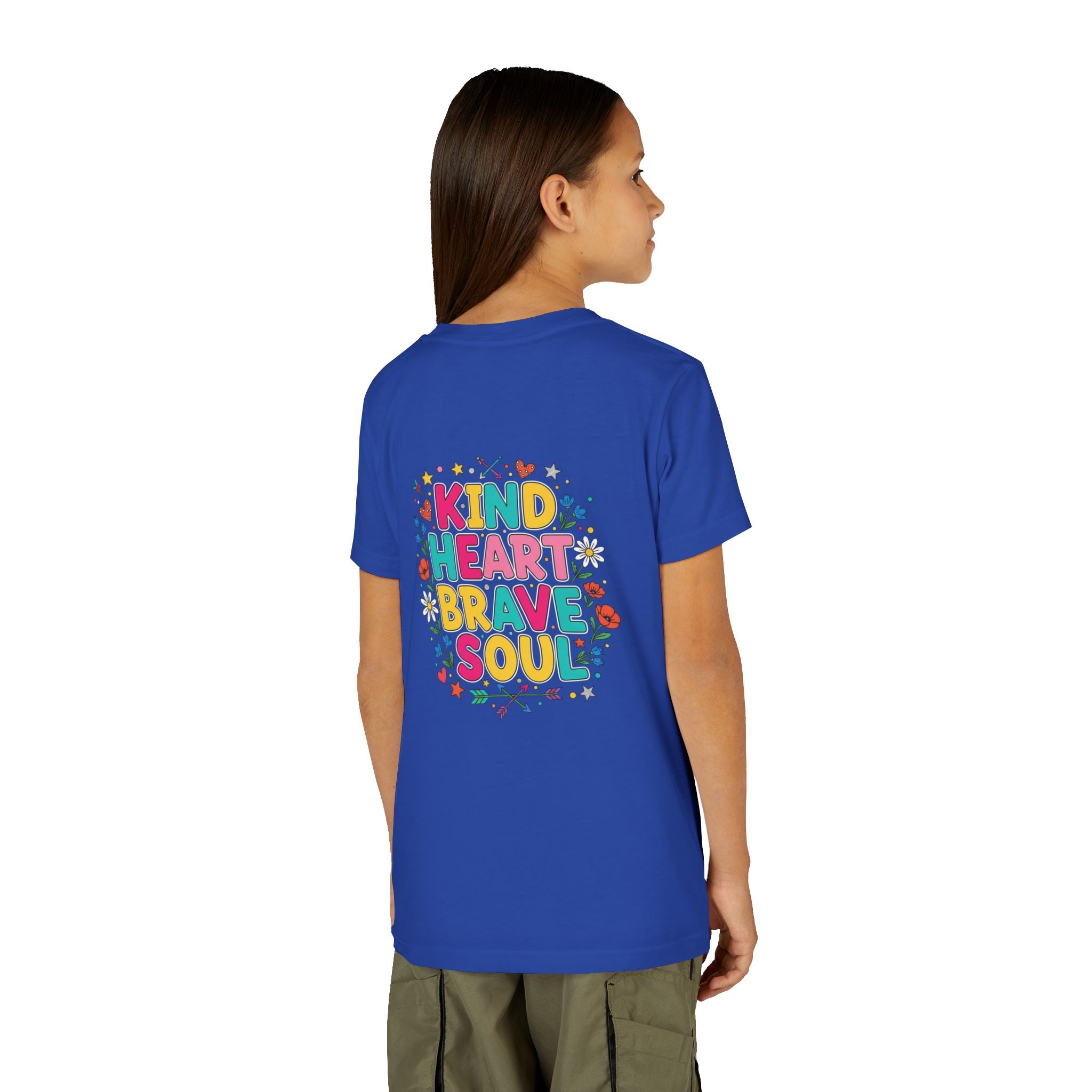 Kind Heart Brave Soul — Inspirational Youth T-Shirt - RESTERATION
