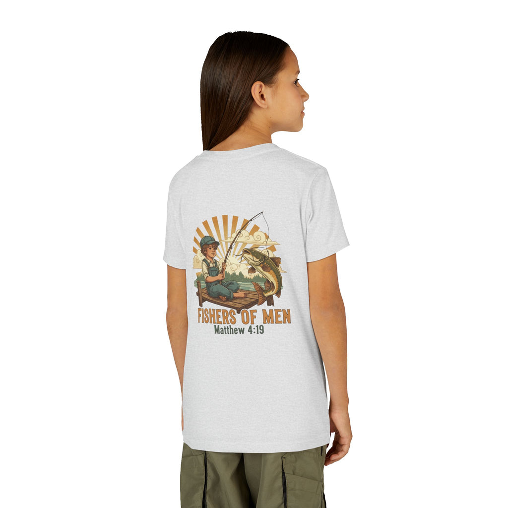 Fishers of Men — Christian Youth T-Shirt (Matthew 4:19) - RESTERATION