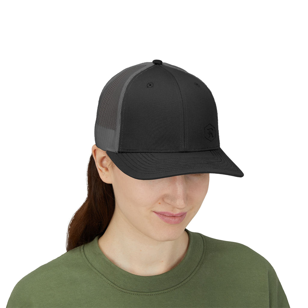 Snapback Trucker Cap | Mesh Back Adjustable Embroidered Hat | Faith Apparel - RESTERATION