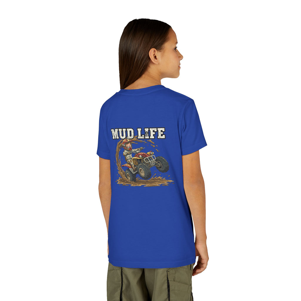 Mud Life — ATV Youth T-Shirt - RESTERATION