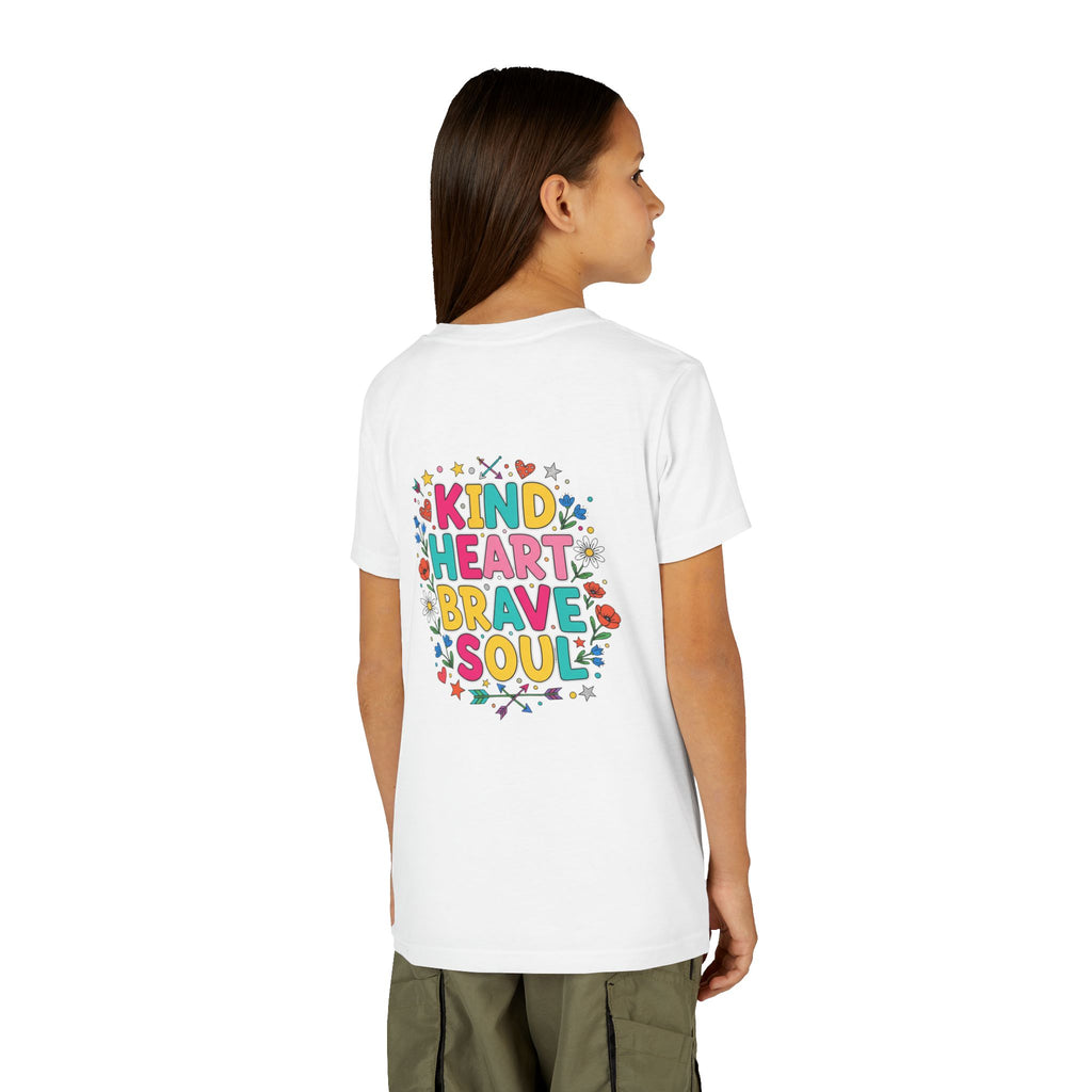 Kind Heart Brave Soul — Inspirational Youth T-Shirt - RESTERATION