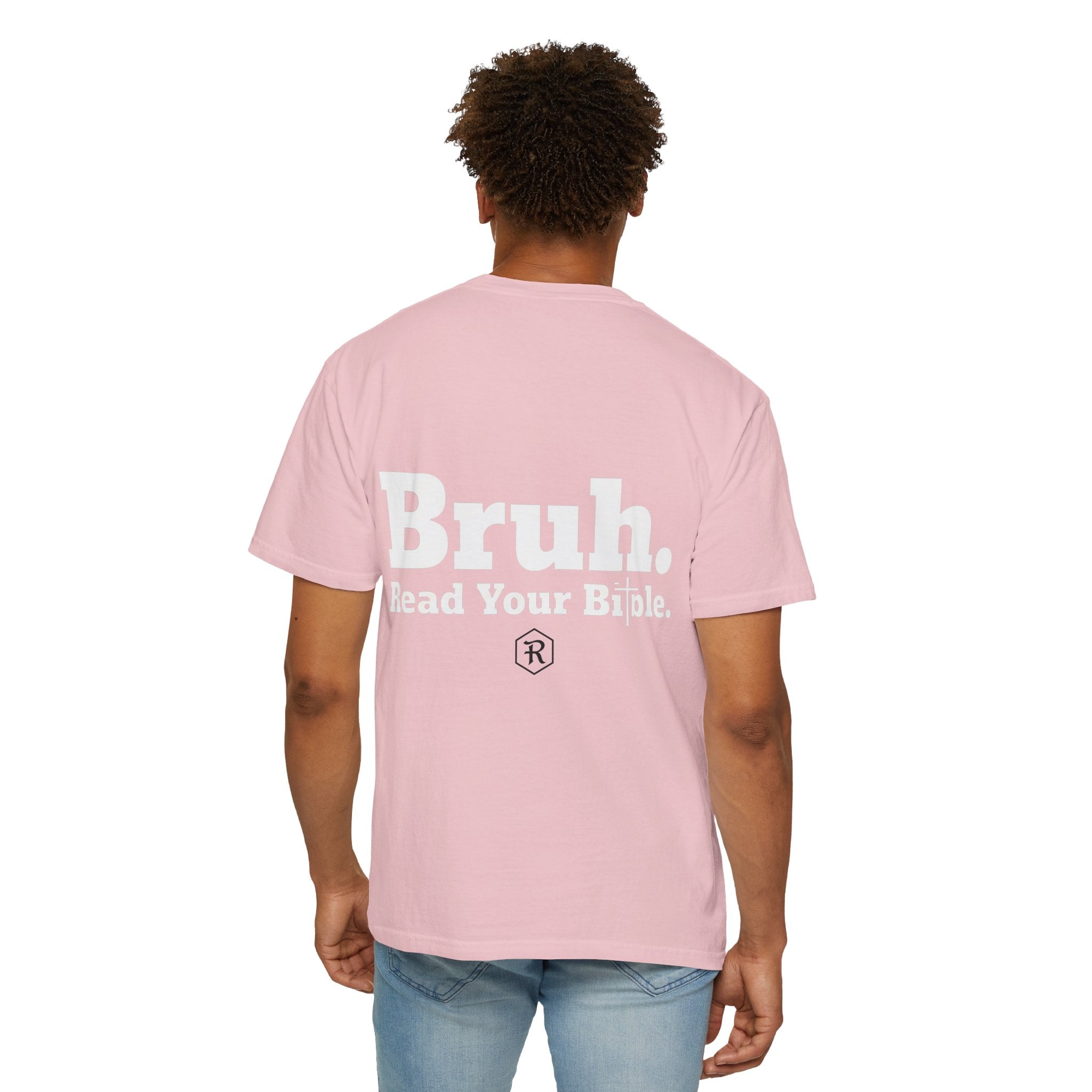 Classic White T-Shirt — Minimal Back Logo Tee - RESTERATION