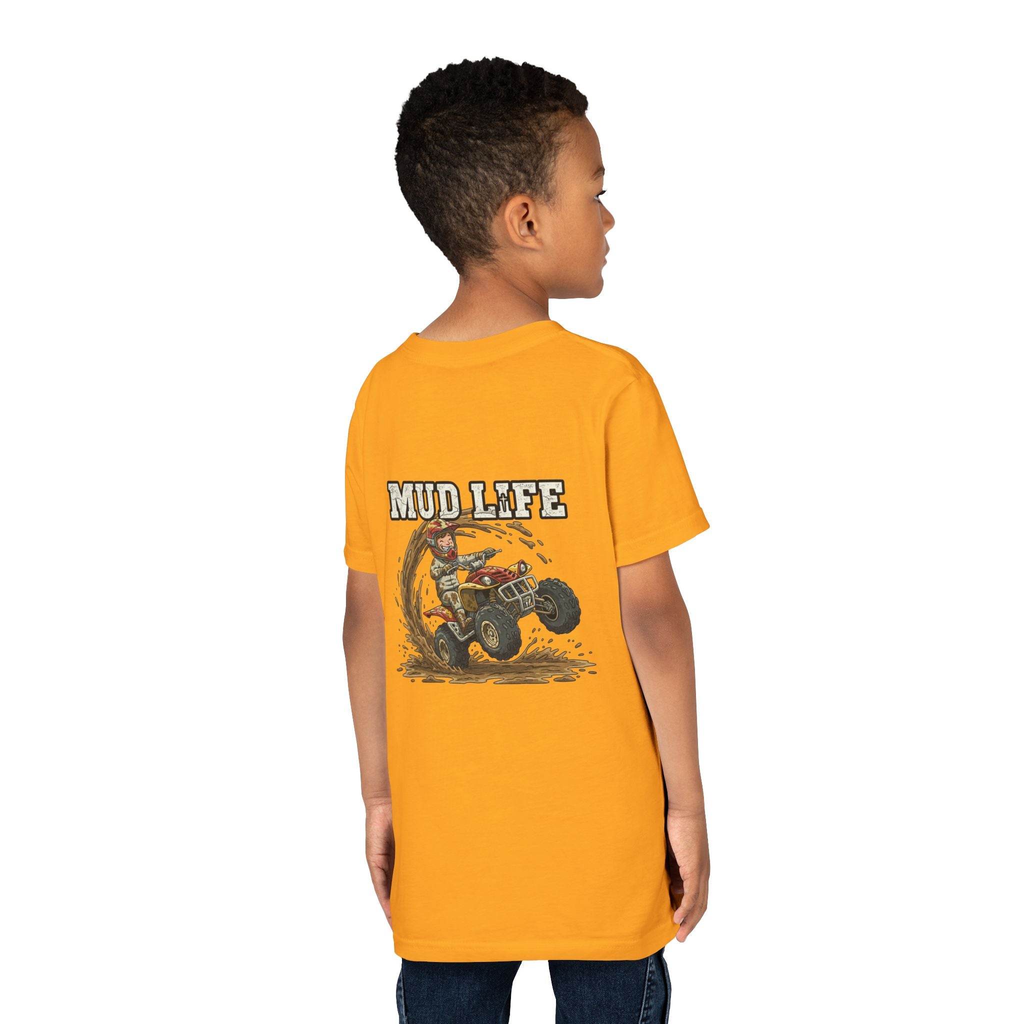 Mud Life — ATV Youth T-Shirt - RESTERATION