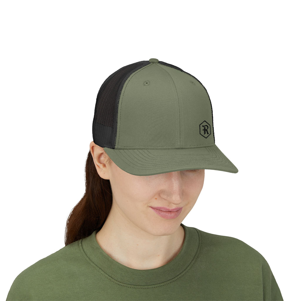 Snapback Trucker Cap | Mesh Back Adjustable Embroidered Hat | Faith Apparel - RESTERATION