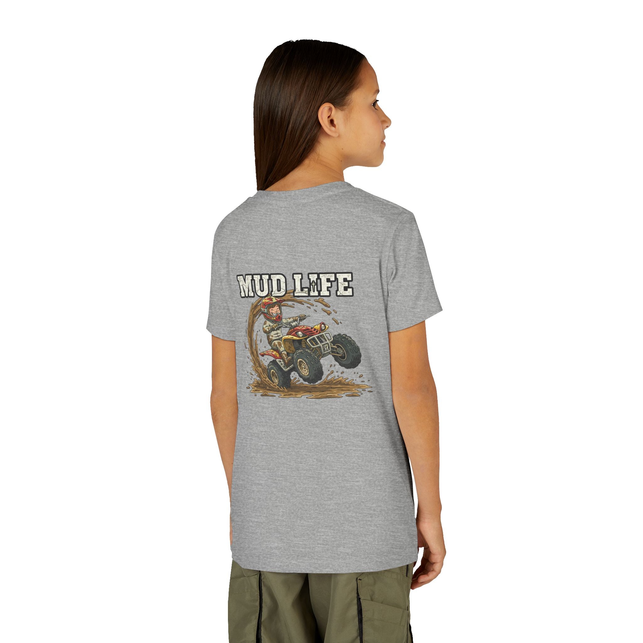 Mud Life — ATV Youth T-Shirt - RESTERATION