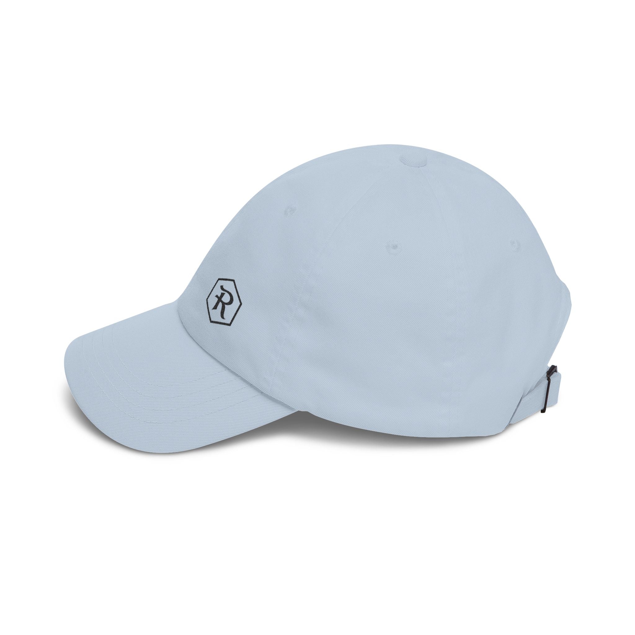 Monogram Dad Cap | Hexagon R Embroidered Hat | Faith Apparel - RESTERATION