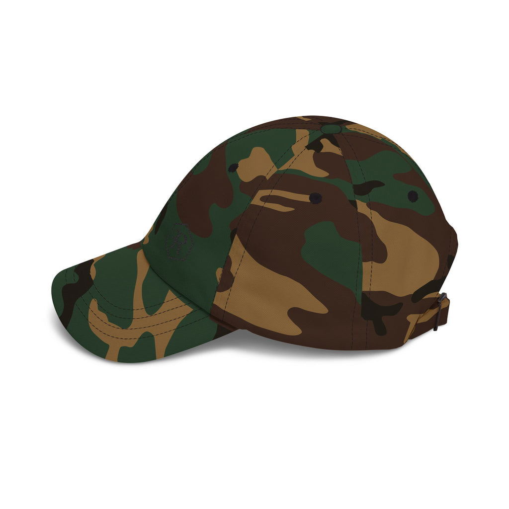 Monogram Dad Cap | Hexagon R Embroidered Hat | Faith Apparel - RESTERATION