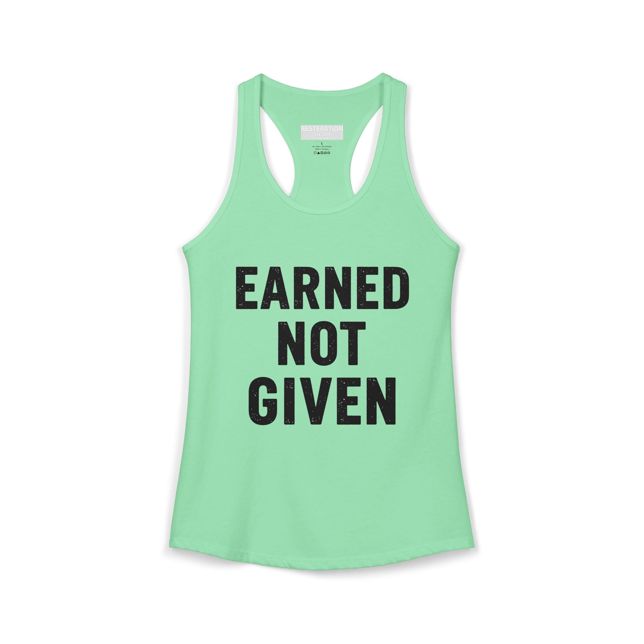 Women's Ideal Racerback Tank — Faith Over Fear - RESTERATION