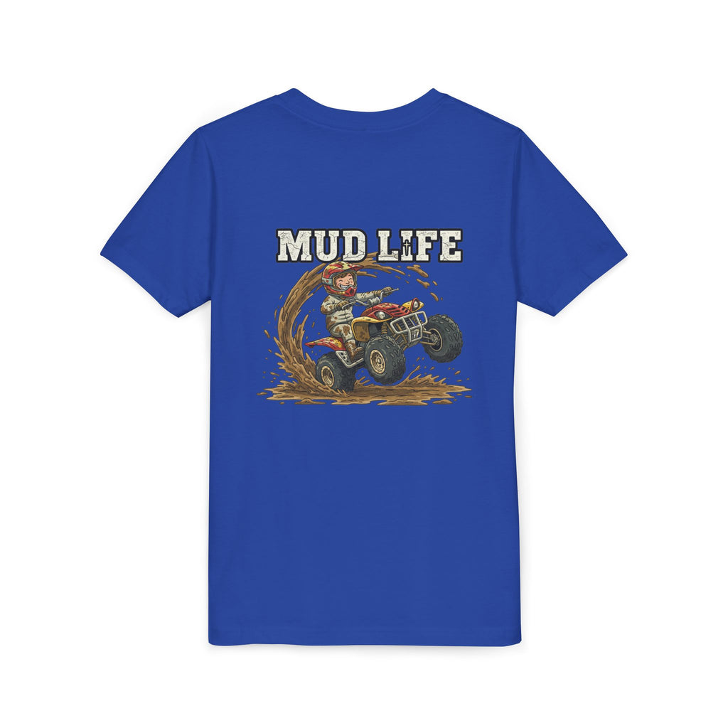 Mud Life — ATV Youth T-Shirt - RESTERATION