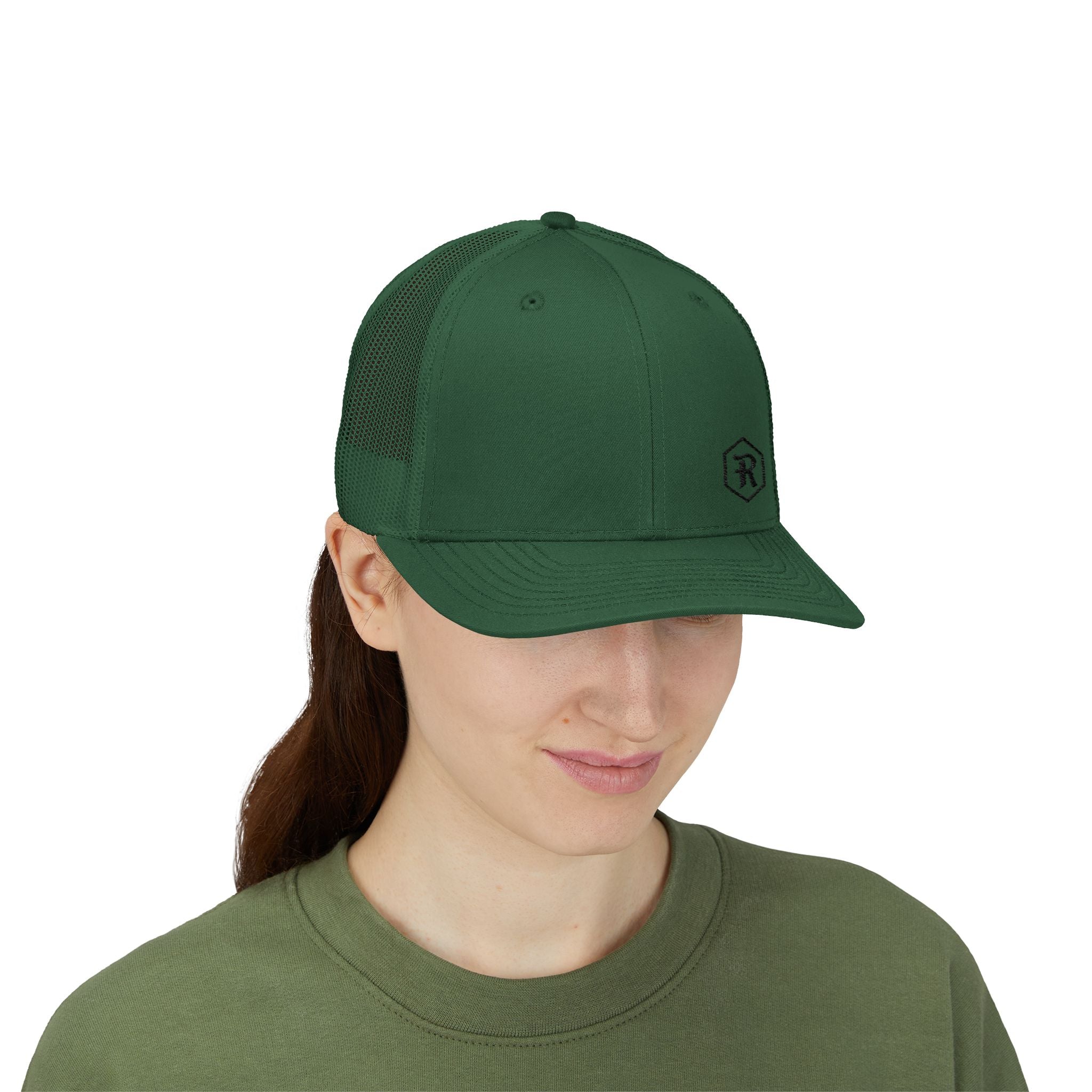 Snapback Trucker Cap | Mesh Back Adjustable Embroidered Hat | Faith Apparel - RESTERATION
