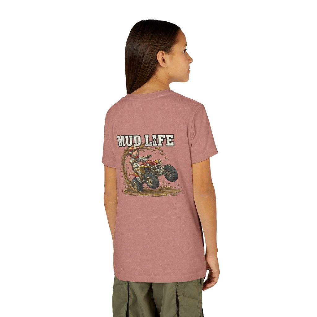 Mud Life — ATV Youth T-Shirt - RESTERATION