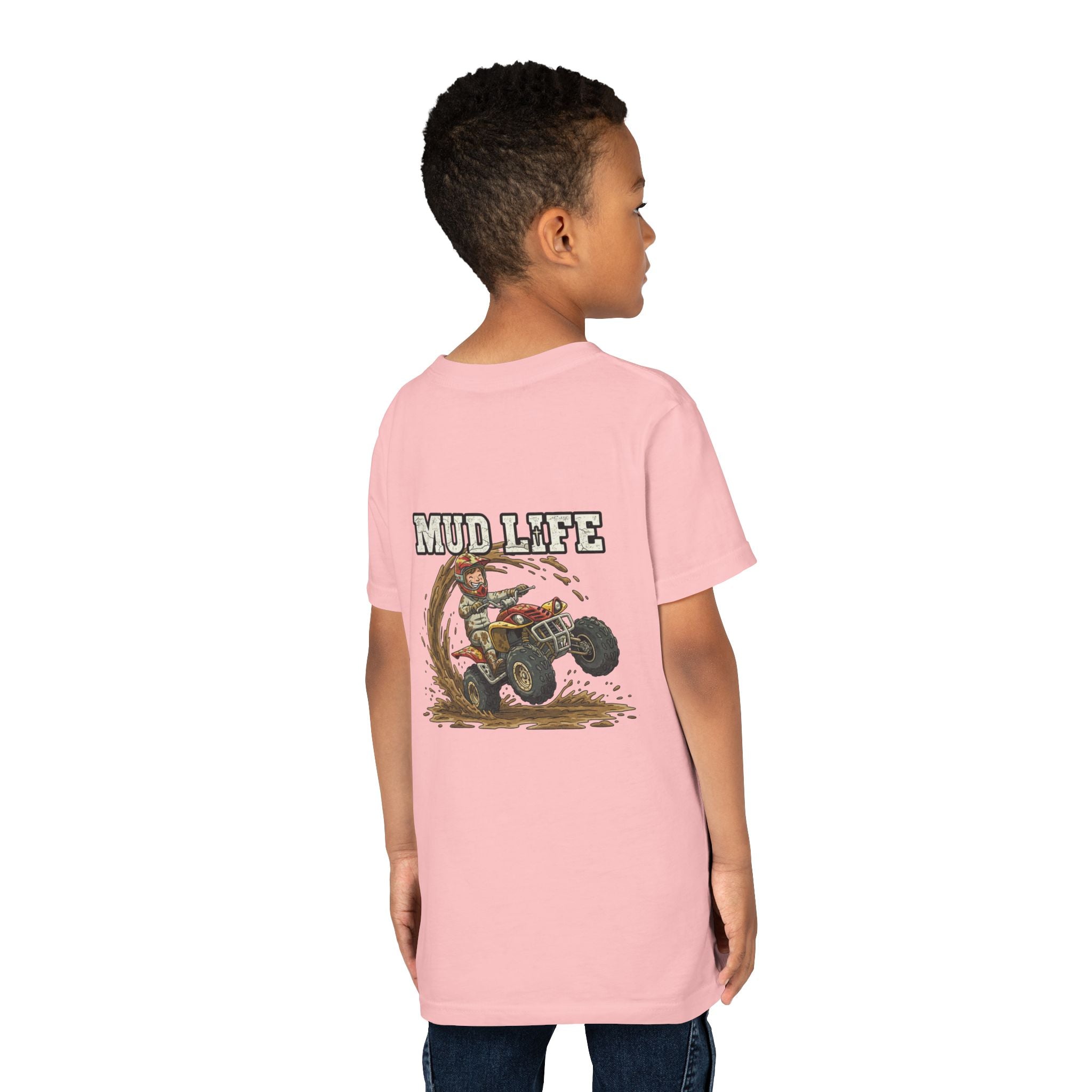 Mud Life — ATV Youth T-Shirt - RESTERATION