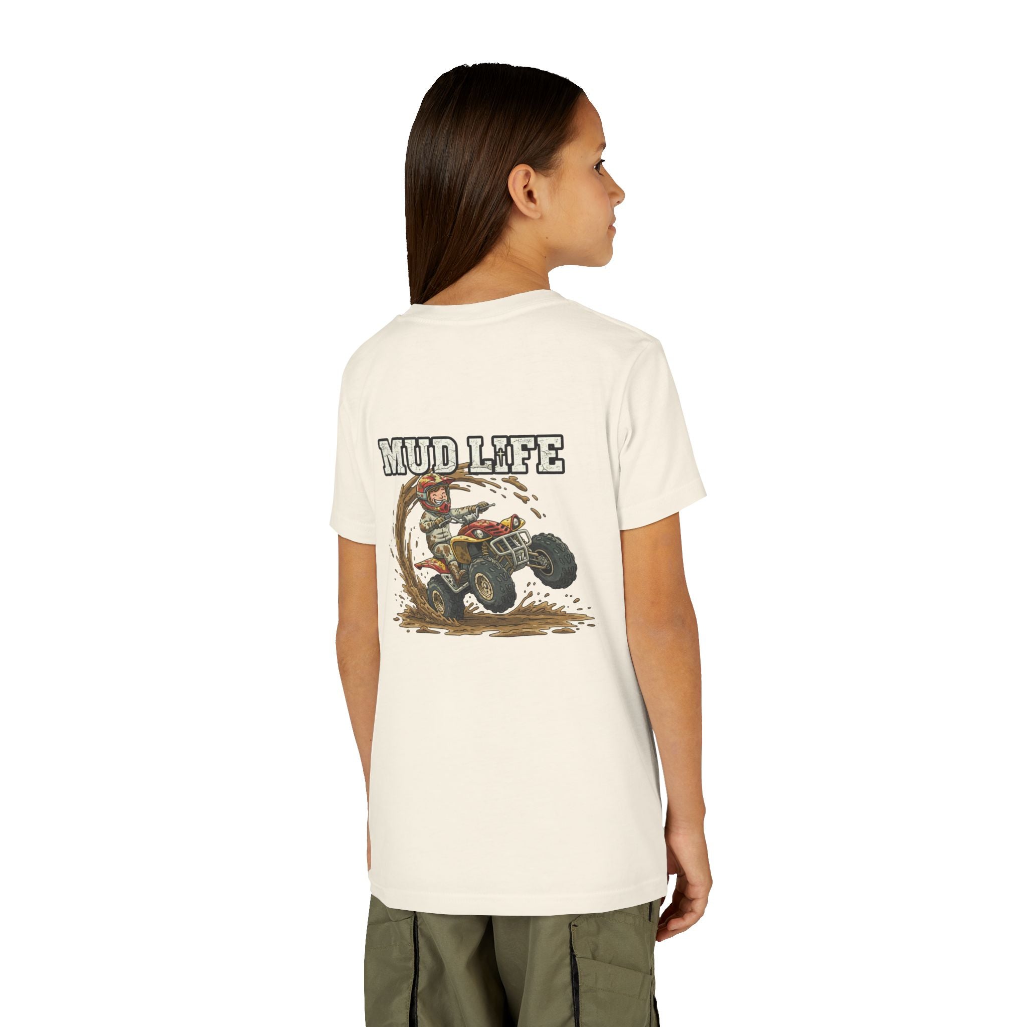 Mud Life — ATV Youth T-Shirt - RESTERATION