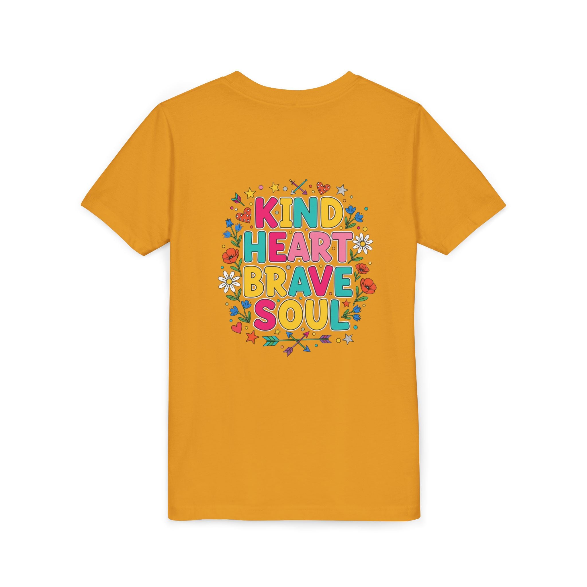 Kind Heart Brave Soul — Inspirational Youth T-Shirt - RESTERATION