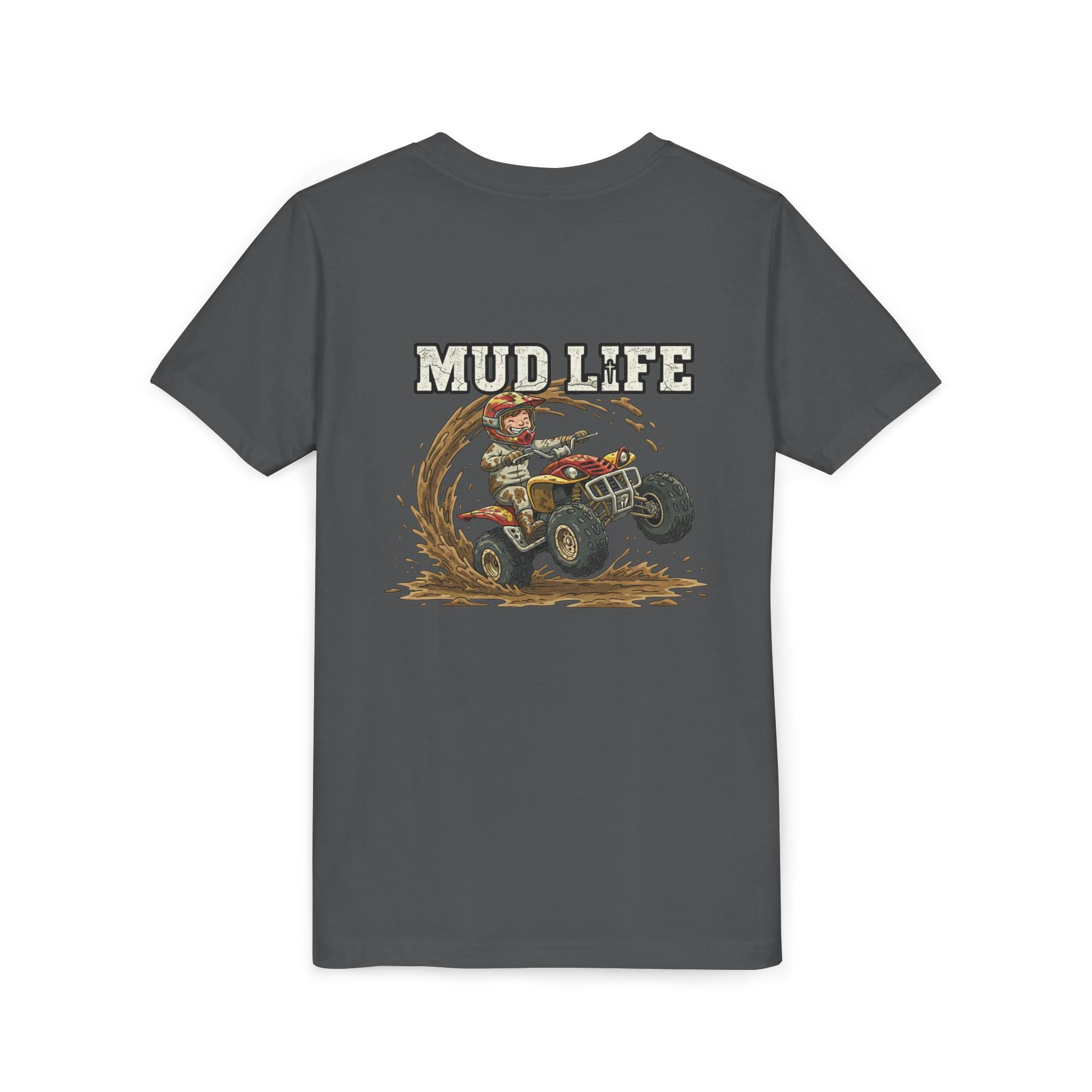 Mud Life — ATV Youth T-Shirt - RESTERATION