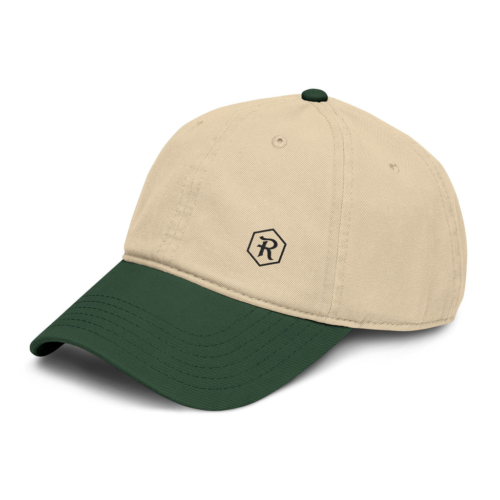 Washed Cotton Baseball Cap | Minimal Embroidered Dad Hat | Faith Apparel - RESTERATION