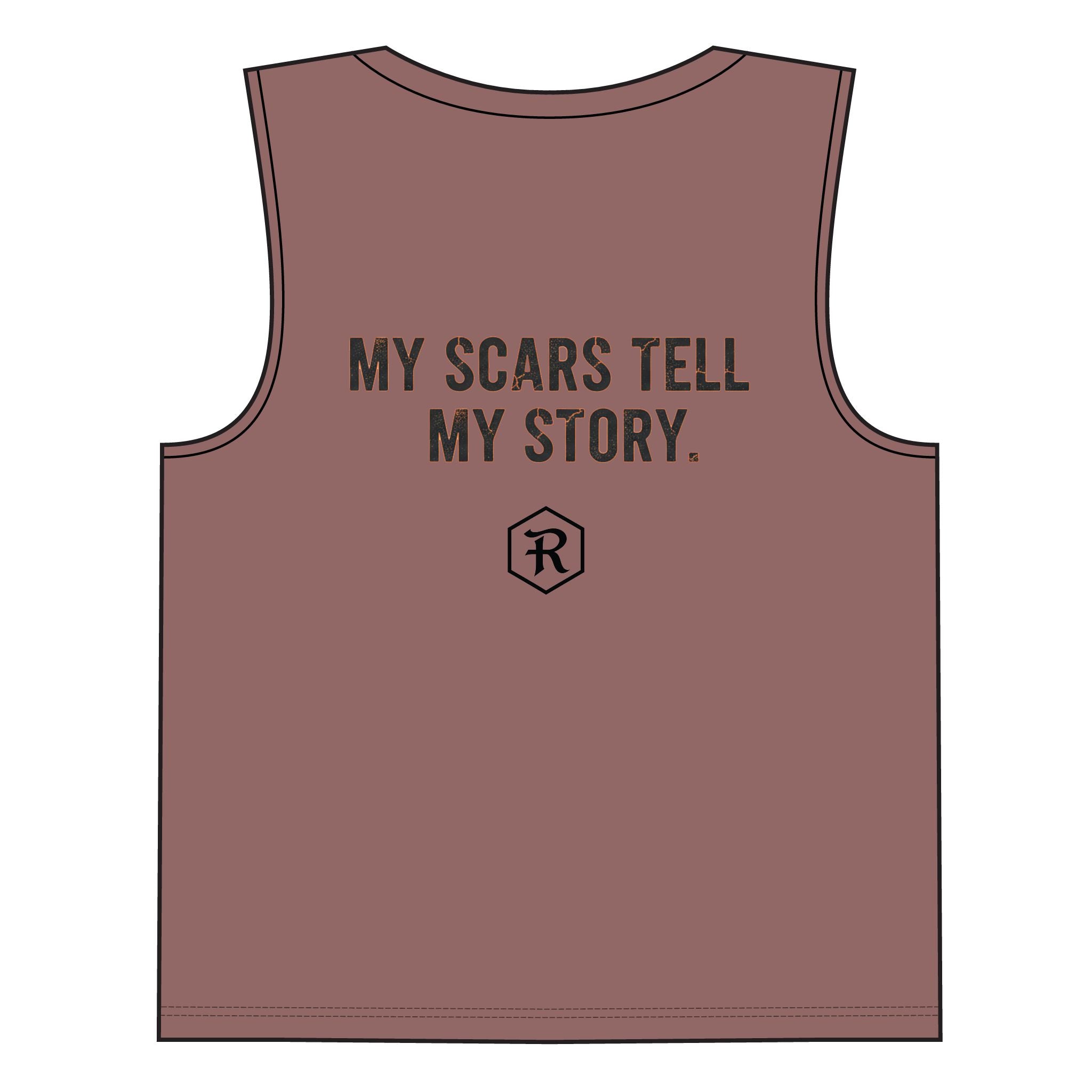 My Scars Tell My Story — Women's Muscle Tank - RESTERATION