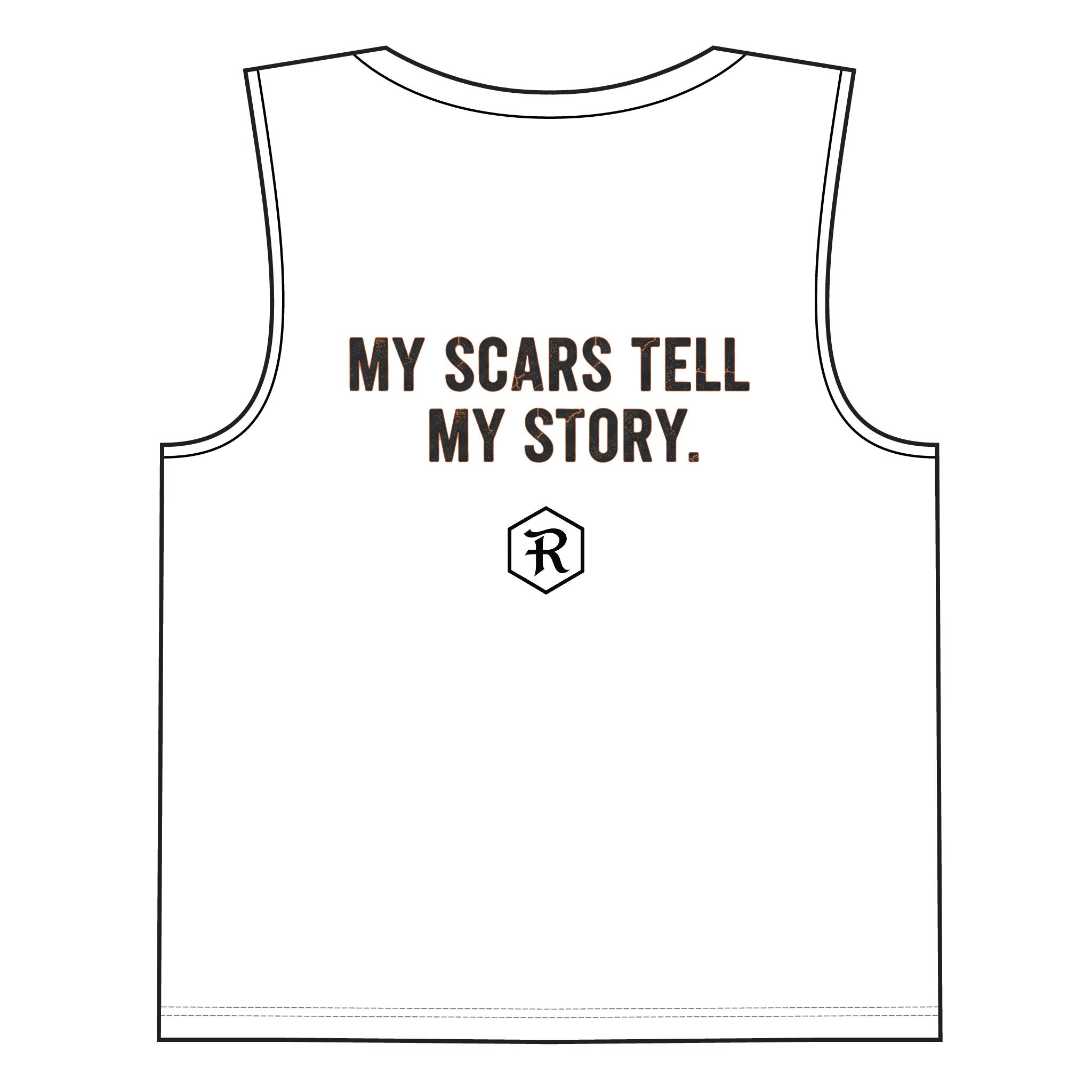 My Scars Tell My Story — Women's Muscle Tank - RESTERATION