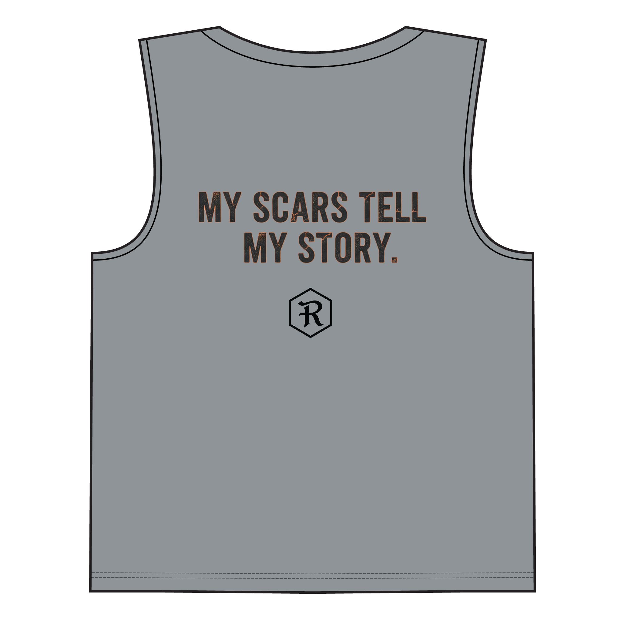 My Scars Tell My Story — Women's Muscle Tank - RESTERATION