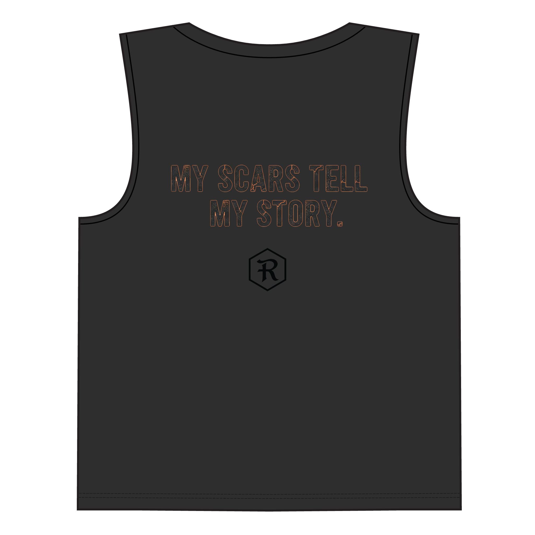 My Scars Tell My Story — Women's Muscle Tank - RESTERATION
